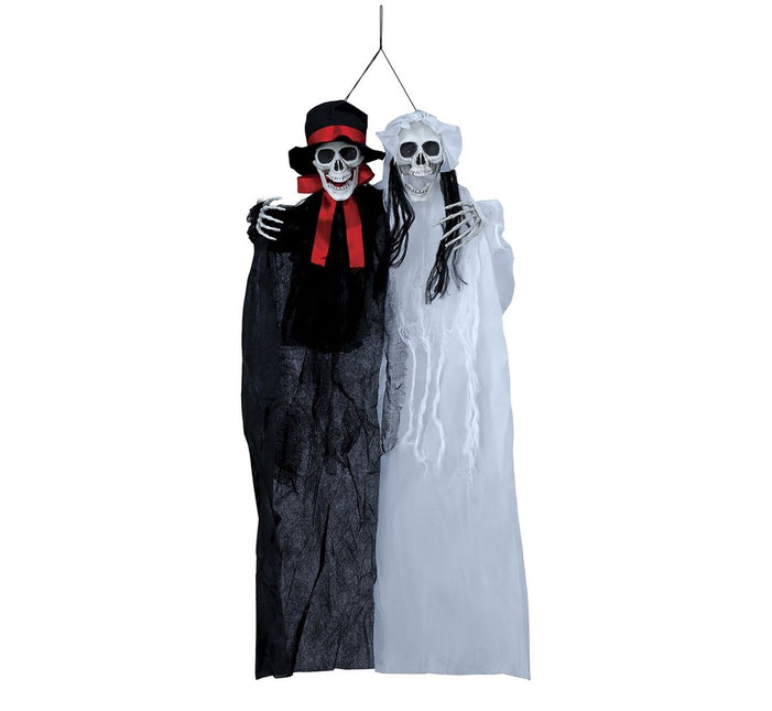 Halloween Poppen Bruid En Bruidegom 90cm van Fiestas Guirca koop je bij Partywinkel