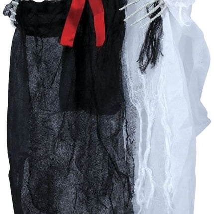 Halloween Poppen Bruid En Bruidegom 90cm van Fiestas Guirca koop je bij Partywinkel