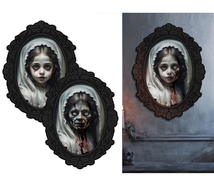 Halloween Poster Meisjes 40cm van Fiestas Guirca koop je bij Partywinkel