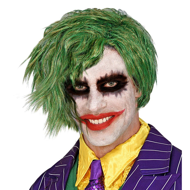 Halloween Pruik Groen Clown van Widmann koop je bij Partywinkel