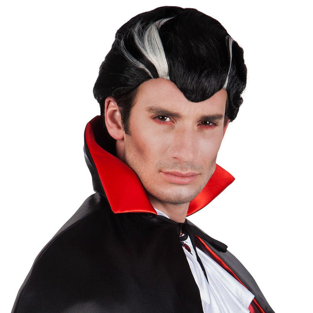 Halloween Pruik Zwart van Boland koop je bij Partywinkel