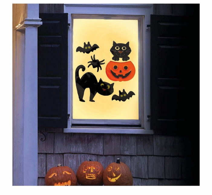 Halloween Raamdecoratie Dieren van Fiestas Guirca koop je bij Partywinkel