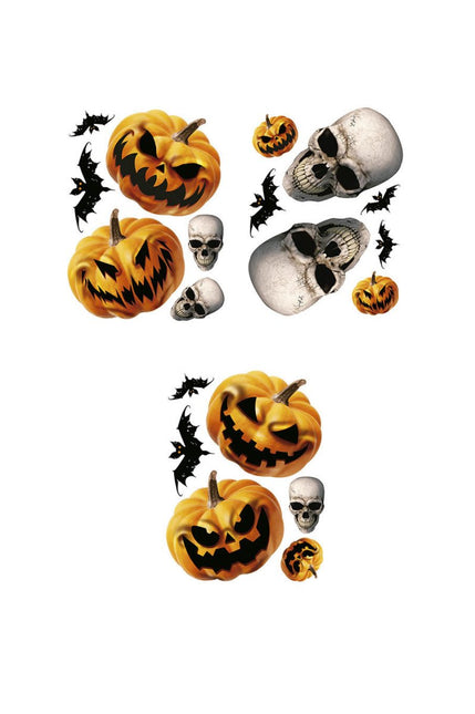 Halloween Raamdecoratie Skeletten van Fiestas Guirca koop je bij Partywinkel