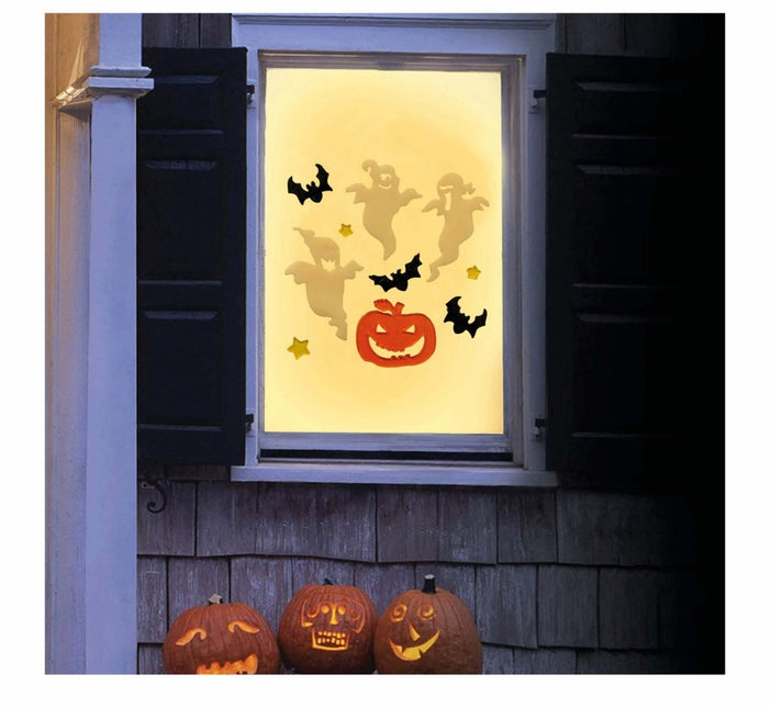 Halloween Raamdecoratie Spoken van Fiestas Guirca koop je bij Partywinkel
