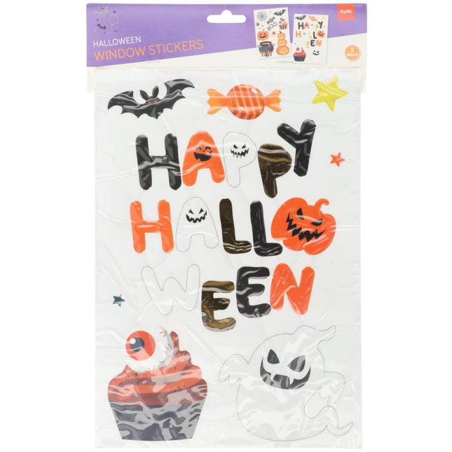 Halloween Raamdecoratie stickers Treat van Folat koop je bij Partywinkel