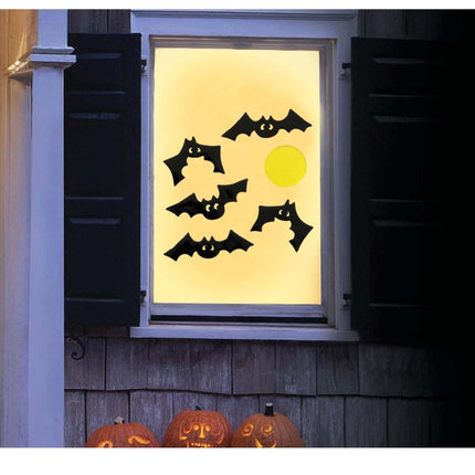 Halloween Raamdecoratie Vleermuizen van Fiestas Guirca koop je bij Partywinkel