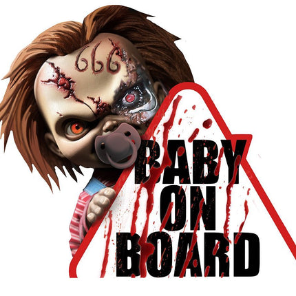 Halloween Raamsticker Baby On Board van Fiestas Guirca koop je bij Partywinkel