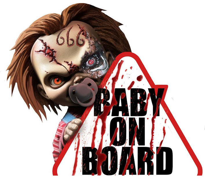 Halloween Raamsticker Baby On Board van Fiestas Guirca koop je bij Partywinkel