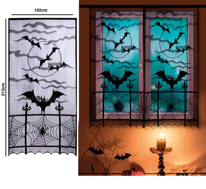Halloween Raamsticker Heks 2,13m van Fiestas Guirca koop je bij Partywinkel