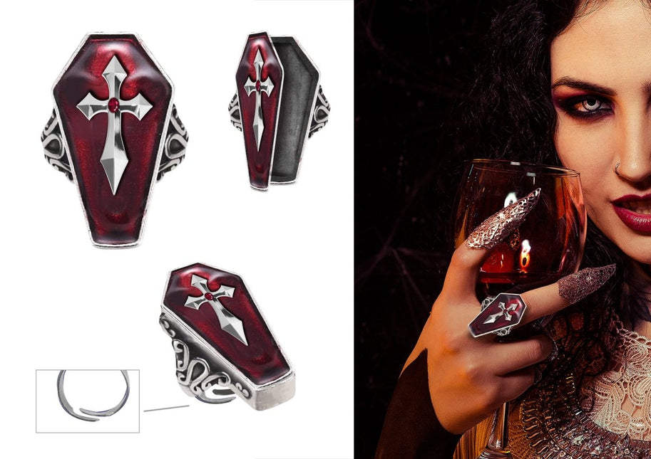 Halloween Ring Doodskist van Fiestas Guirca koop je bij Partywinkel