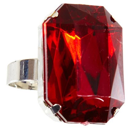 Halloween Ring Rood Edelsteen van Widmann koop je bij Partywinkel