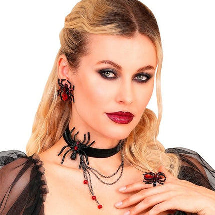 Halloween Ring Rood Spin van Widmann koop je bij Partywinkel