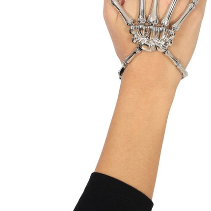 Halloween Ring Zilver Skelet van Fiestas Guirca koop je bij Partywinkel