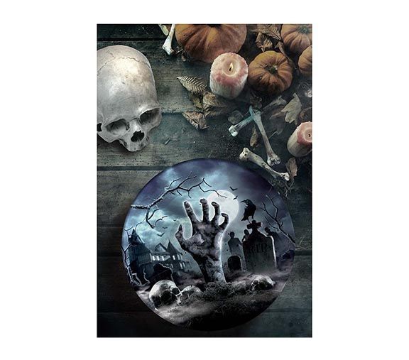 Halloween Schaal Kerkhof 27cm van Fiestas Guirca koop je bij Partywinkel