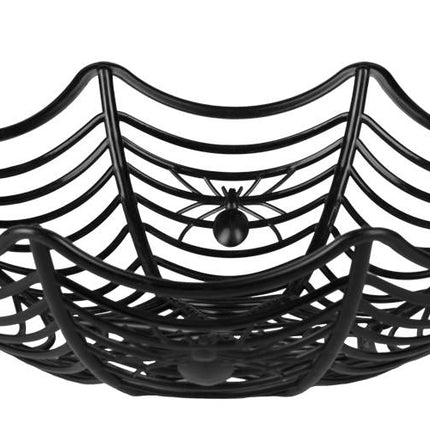 Halloween Schaal Spinnenweb 27cm van Boland koop je bij Partywinkel