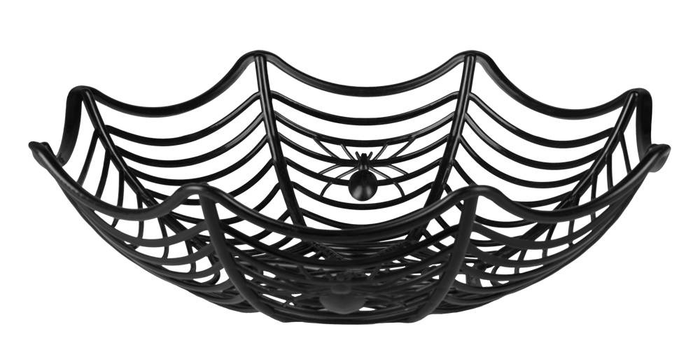 Halloween Schaal Spinnenweb 27cm van Boland koop je bij Partywinkel