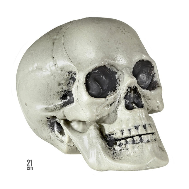 Halloween Schedel 21cm van Widmann koop je bij Partywinkel