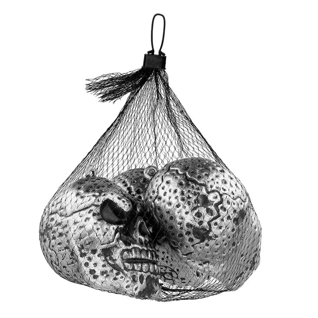 Halloween Schedel 8cm 3st van Boland koop je bij Partywinkel