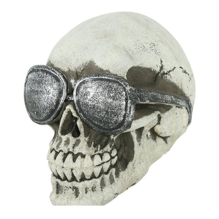 Halloween Schedel Bril 11cm van Fiestas Guirca koop je bij Partywinkel