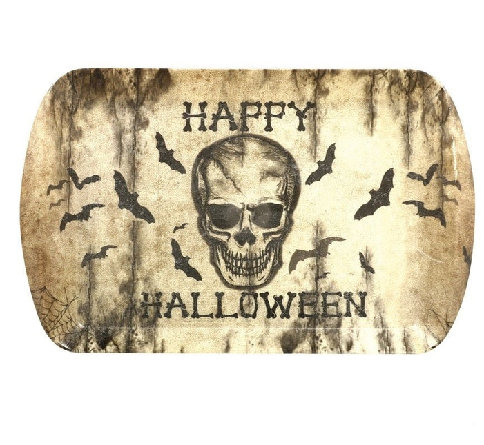 Halloween Schedel Dienblad 39cm van Fiestas Guirca koop je bij Partywinkel
