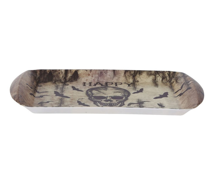 Halloween Schedel Dienblad 39cm van Fiestas Guirca koop je bij Partywinkel