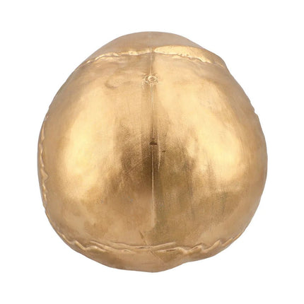 Halloween Schedel Goud 24cm van Boland koop je bij Partywinkel