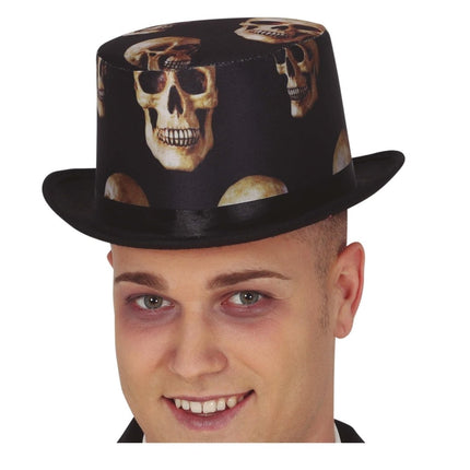 Halloween Schedel Hoed van Fiestas Guirca koop je bij Partywinkel