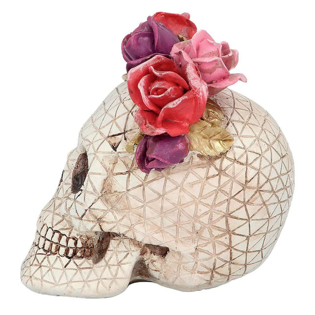 Halloween Schedel Rozen 15cm van Boland koop je bij Partywinkel