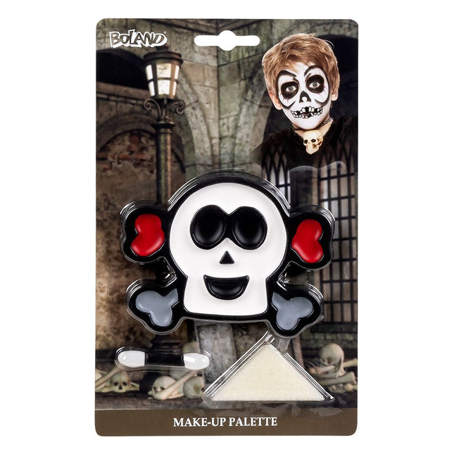 Halloween Schminkset Doodshoofd van Boland koop je bij Partywinkel