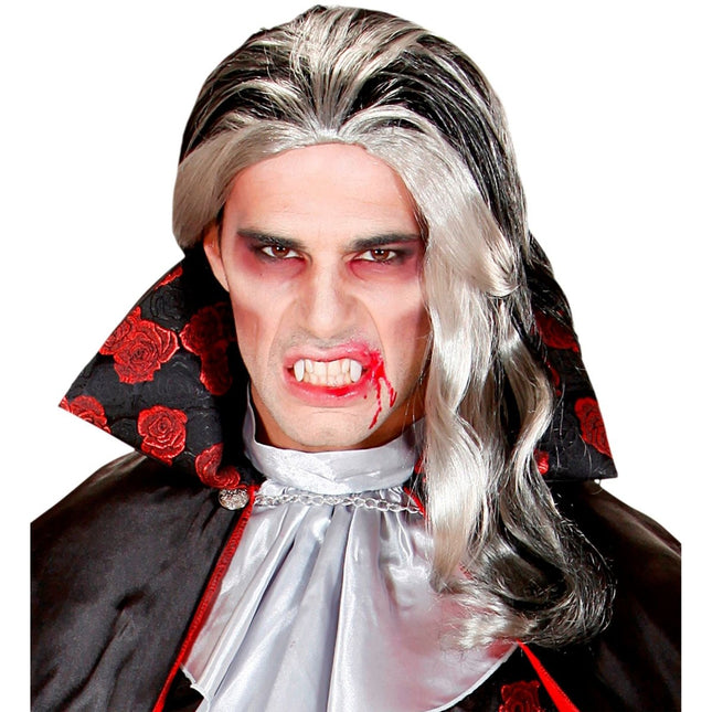 Halloween Schminkset Gekleurd Vampier 7 delig van Widmann koop je bij Partywinkel