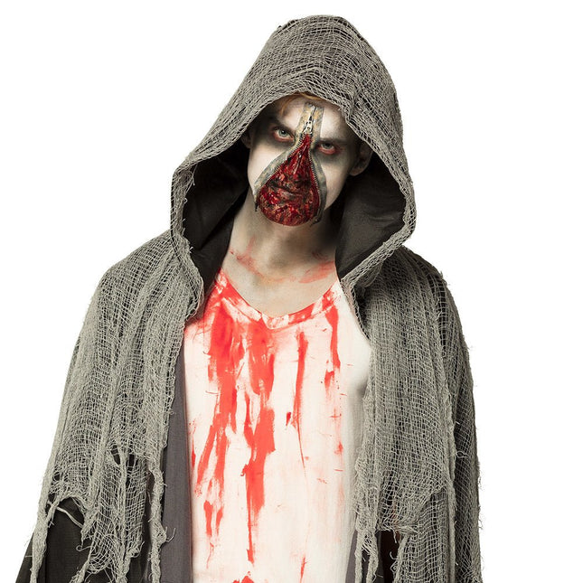 Halloween Schminkset Zombie Rits van Boland koop je bij Partywinkel
