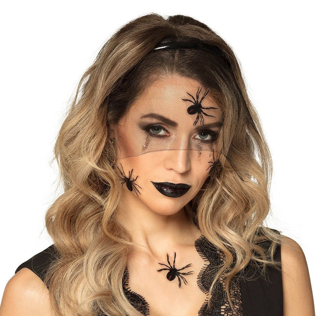 Halloween Schminkset Zwarte Weduwe van Boland koop je bij Partywinkel
