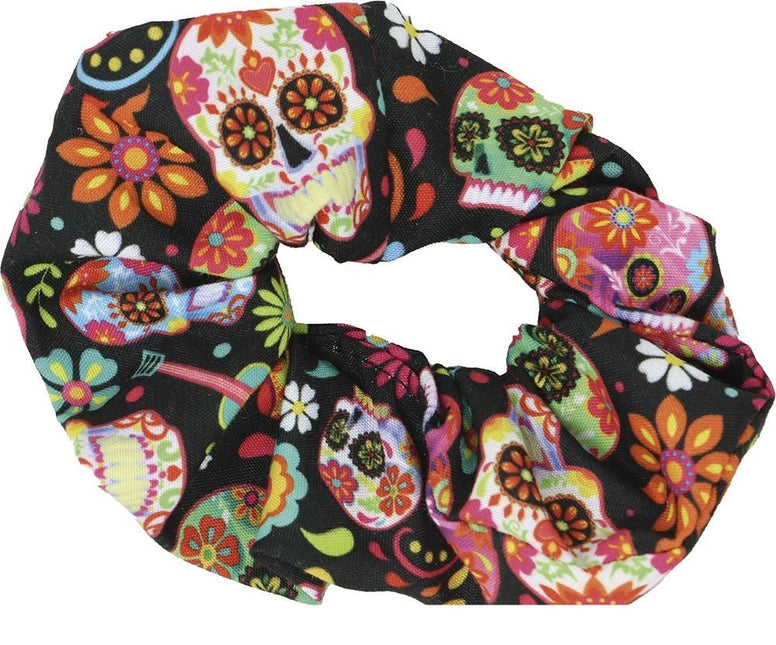 Halloween Scrunchie Catrina van Fiestas Guirca koop je bij Partywinkel