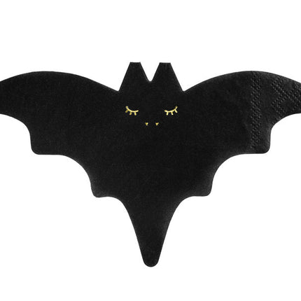 Halloween Servetten Vleermuis 32cm 20st van Partydeco koop je bij Partywinkel