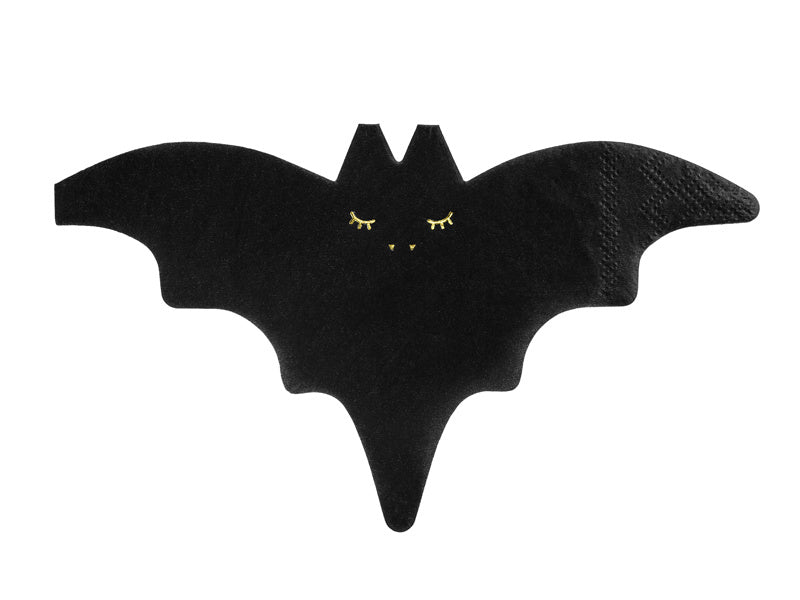 Halloween Servetten Vleermuis 32cm 20st van Partydeco koop je bij Partywinkel