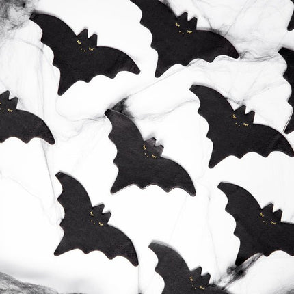 Halloween Servetten Vleermuis 32cm 20st van Partydeco koop je bij Partywinkel