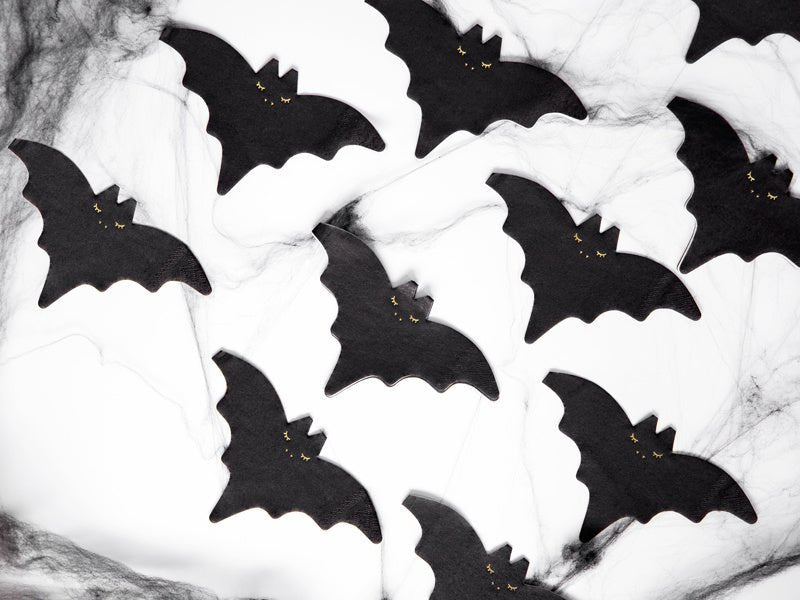 Halloween Servetten Vleermuis 32cm 20st van Partydeco koop je bij Partywinkel