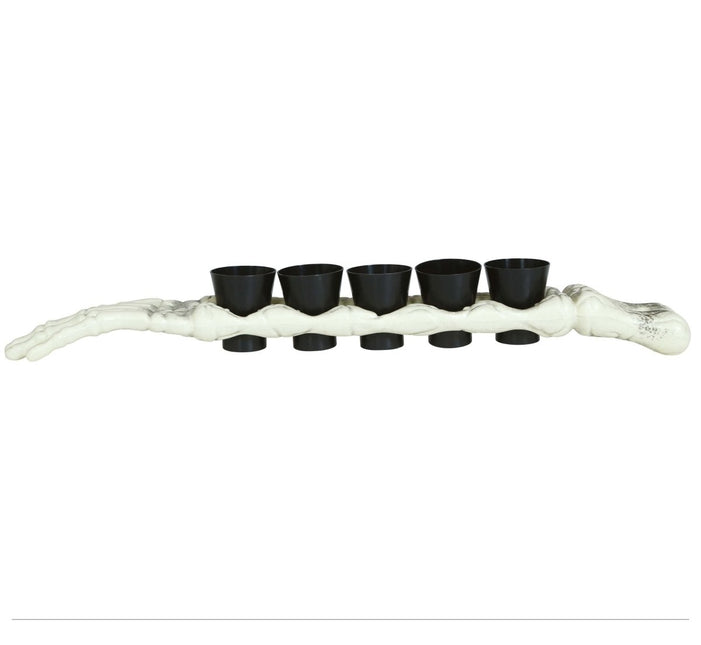 Halloween Shotglaasjes Skeletarm 50cm 5 delig van Fiestas Guirca koop je bij Partywinkel