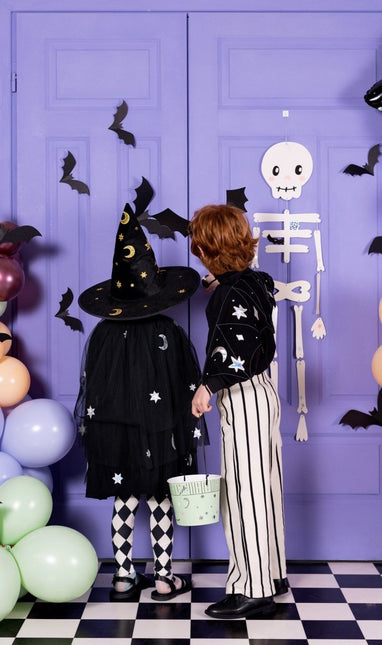 Halloween Skelet 1,10m van Partydeco koop je bij Partywinkel