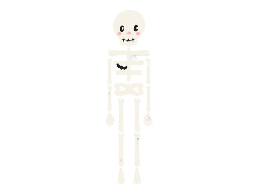 Halloween Skelet 1,10m van Partydeco koop je bij Partywinkel