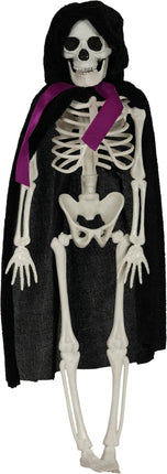 Halloween Skelet Blauw Wit Bruidegom 43cm van Fiestas Guirca koop je bij Partywinkel
