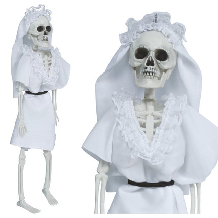 Halloween Skelet Bruidegom 40cm van Fiestas Guirca koop je bij Partywinkel