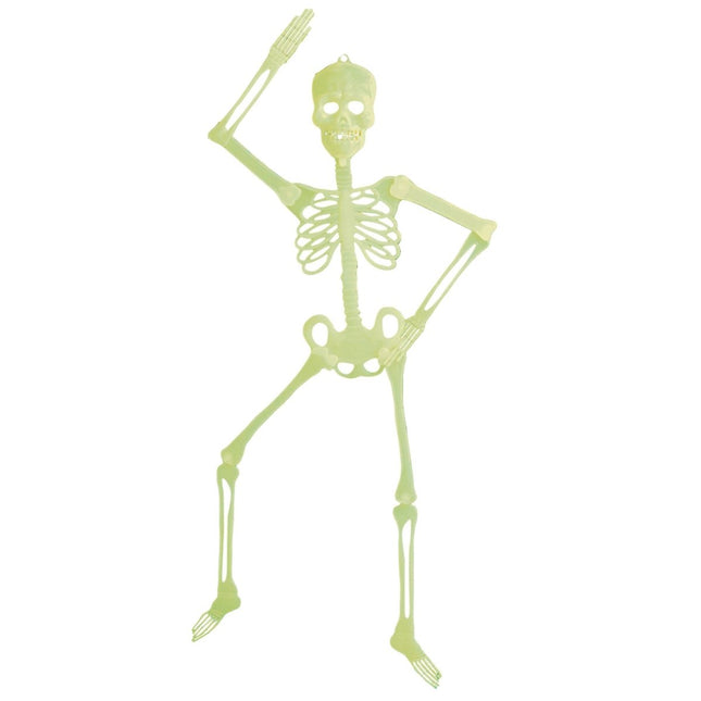 Halloween Skelet Glow In The Dark 90cm van Widmann koop je bij Partywinkel