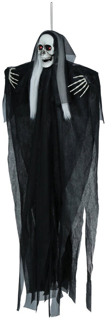 Halloween Skelet Hangend Met Licht, Geluid En Beweging 1,05m van Fiestas Guirca koop je bij Partywinkel
