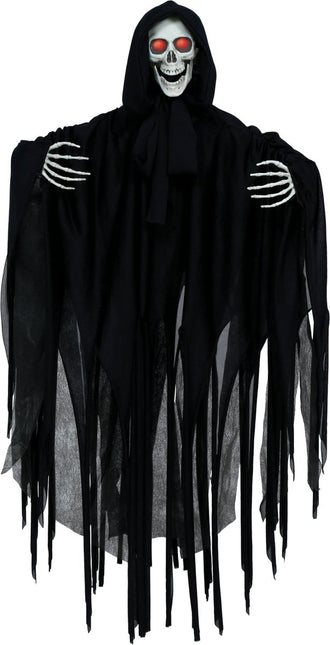 Halloween Skelet Hangend Met Licht, Geluid En Beweging 90cm van Fiestas Guirca koop je bij Partywinkel