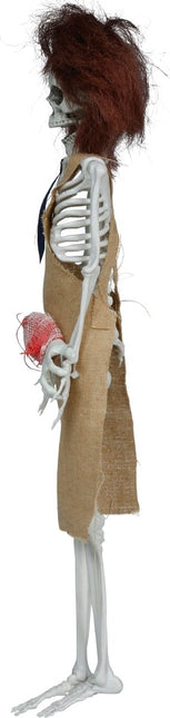 Halloween Skelet Hangend Met Schort 40cm van Fiestas Guirca koop je bij Partywinkel