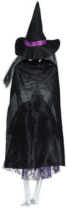 Halloween Skelet Heks Jurk 47cm van Fiestas Guirca koop je bij Partywinkel