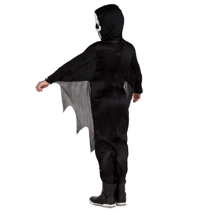 Halloween Skelet Kostuum Kind Zwart van Boland koop je bij Partywinkel