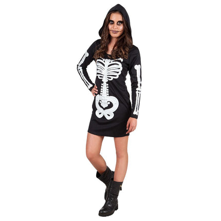 Halloween Skelet Kostuum Tiener 14/16 jaar van Boland koop je bij Partywinkel