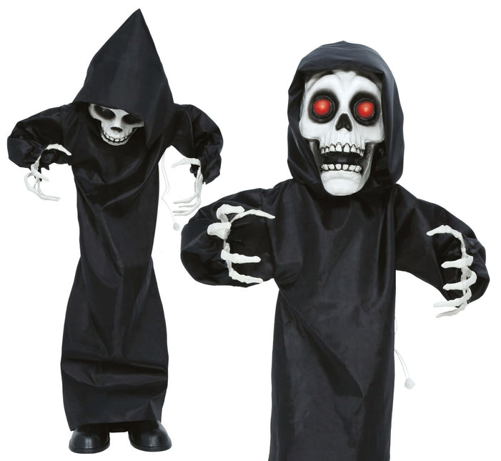 Halloween Skelet Met Licht, Geluid En Beweging 1m van Fiestas Guirca koop je bij Partywinkel